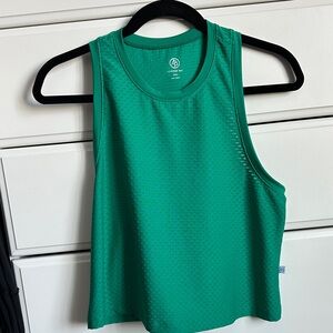 Addison Bay Emerald Textured Cropped Tank
